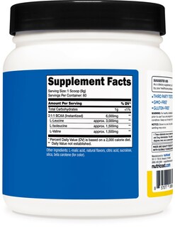 Foto 5 | Bcaa En Polvo Nutricost Con Sabor A Piña, 60 Porciones - Venta Internacional.
