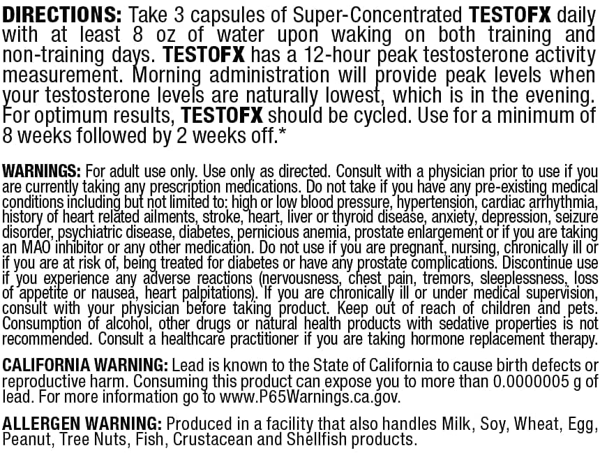 Foto 8 pulgar | Suplemento Allmax Nutrition Testofx Male Support 90 Cápsulas - Venta Internacional.