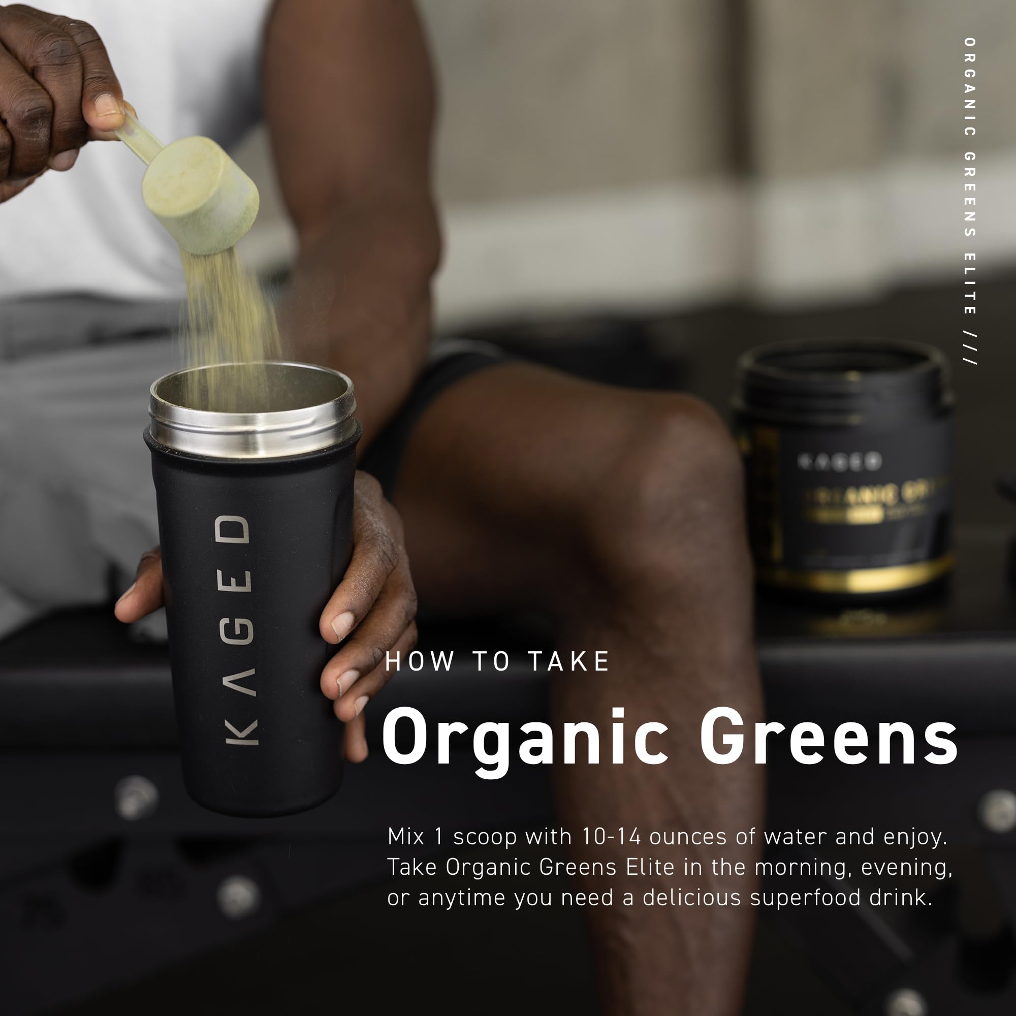Foto 7 pulgar | Superalimento Y Verduras En Polvo Kaged Organic Greens Elite Lemon - Venta Internacional.