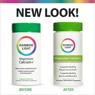 Foto 2 | Suplemento Rainbow Light Magnesio Calcium Plus 90 Comprimidos - Venta Internacional.