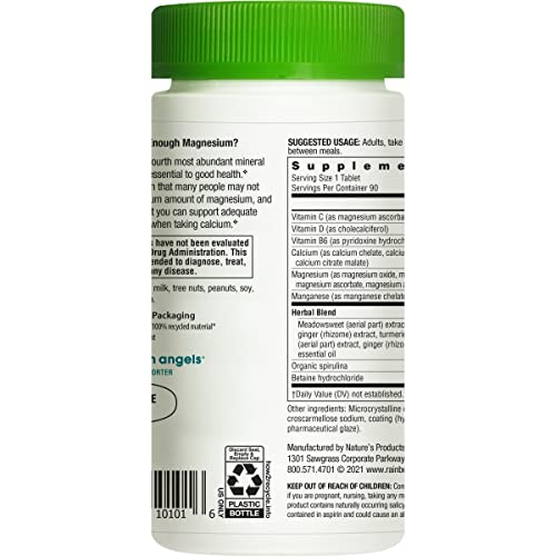 Foto 6 pulgar | Suplemento Rainbow Light Magnesio Calcium Plus 90 Comprimidos - Venta Internacional.