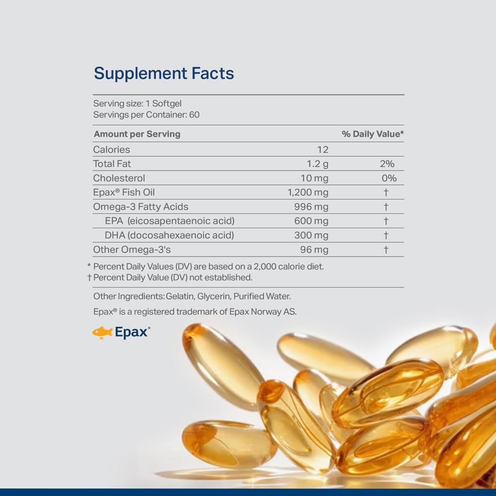 Foto 4 pulgar | Suplementos De Aceite De Pescado Anew Vita Norwegian Rtg Omega 3 1200 Mg - Venta Internacional.