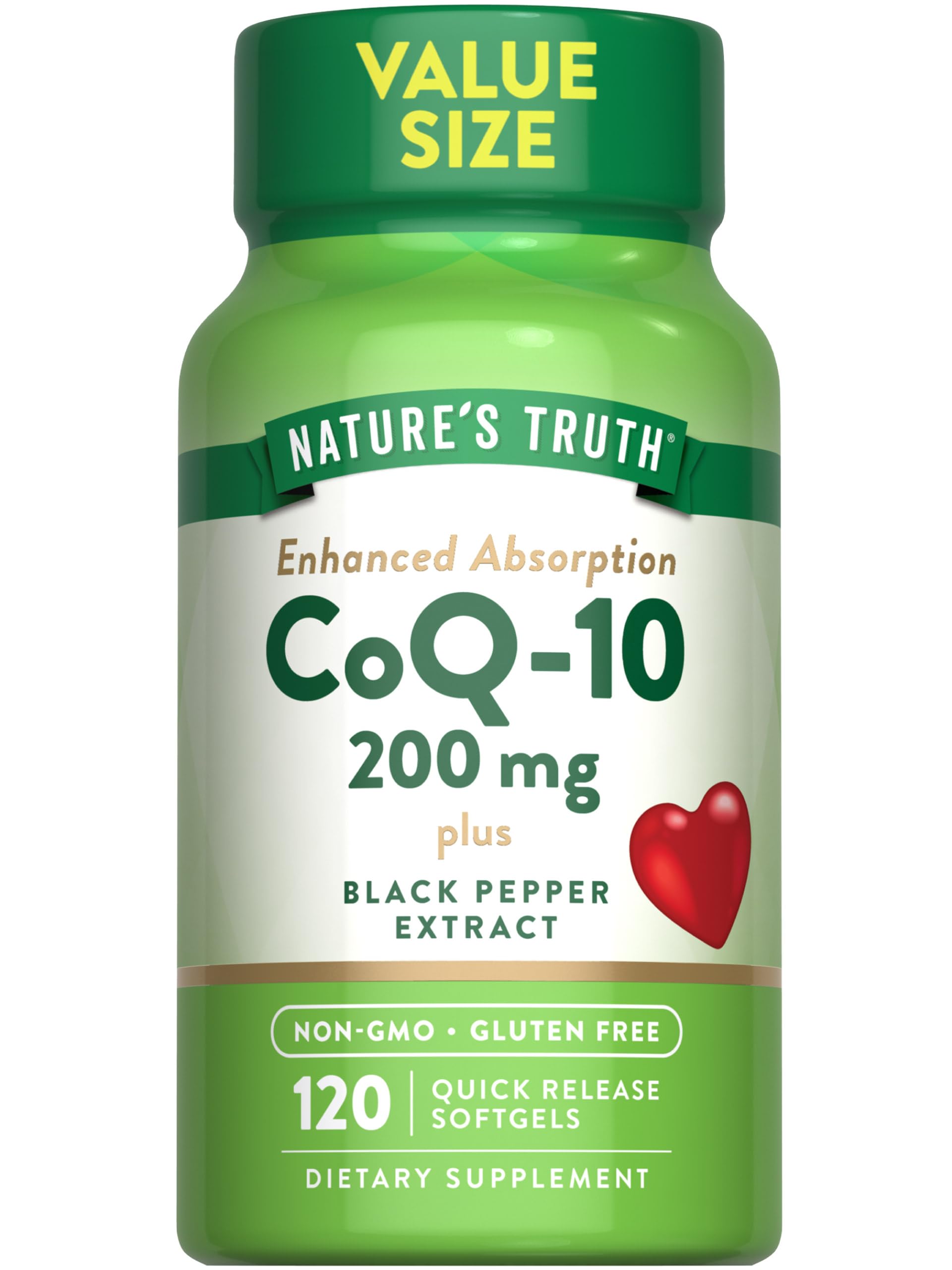 Foto 2 pulgar | Suplemento Nature's Truth Coq10 200 Mg 120 Cápsulas Blandas - Venta Internacional.