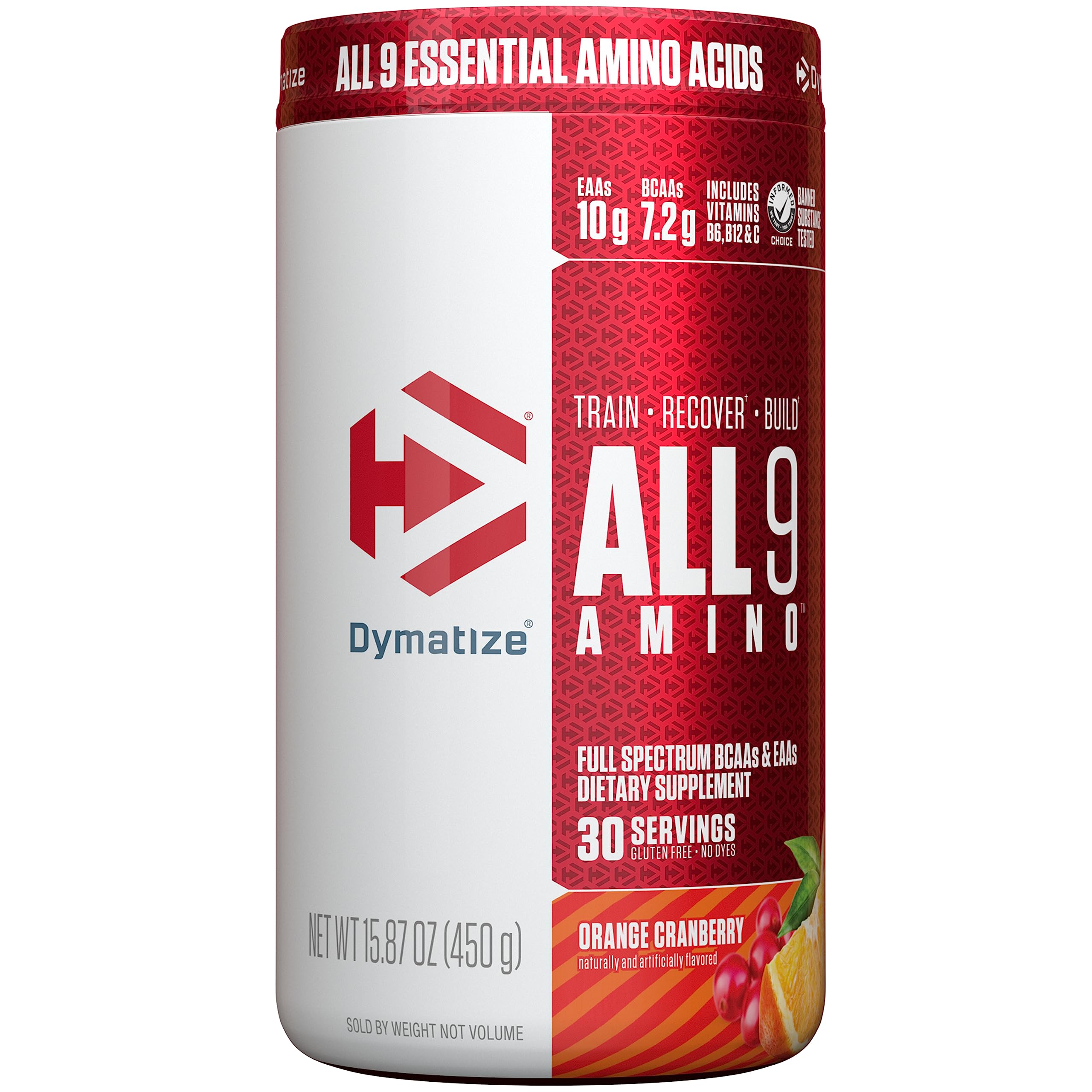 Foto 2 pulgar | Suplemento Dymatize All9 Amino, Naranja Y Arándano, 450 Ml - Venta Internacional.