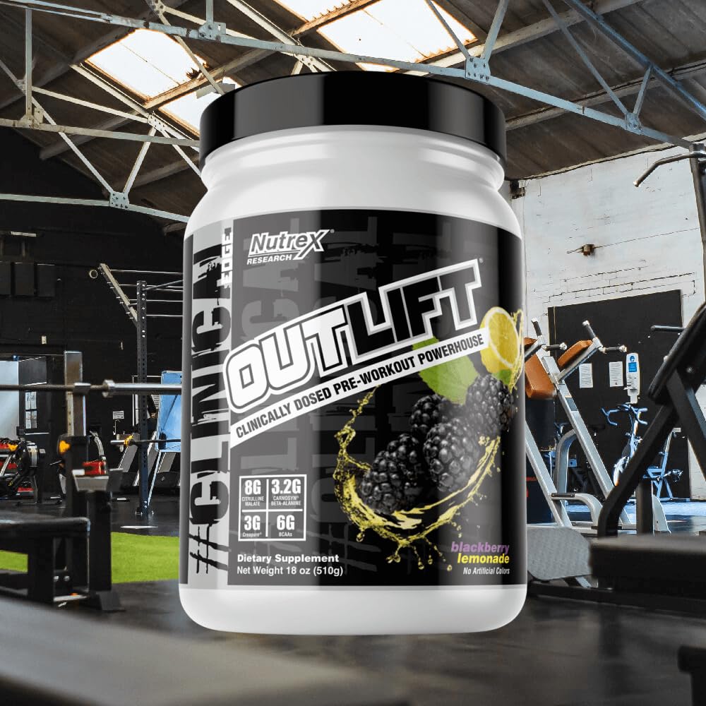 Foto 2 | Polvo Para Antes Del Entrenamiento Nutrex Research Outlift Blackberry, 500 Ml - Venta Internacional.