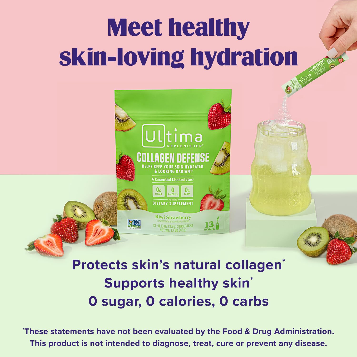 Foto 4 pulgar | Suplemento Ultima Replenisher Collagen Defense Electrolitos - Venta Internacional.