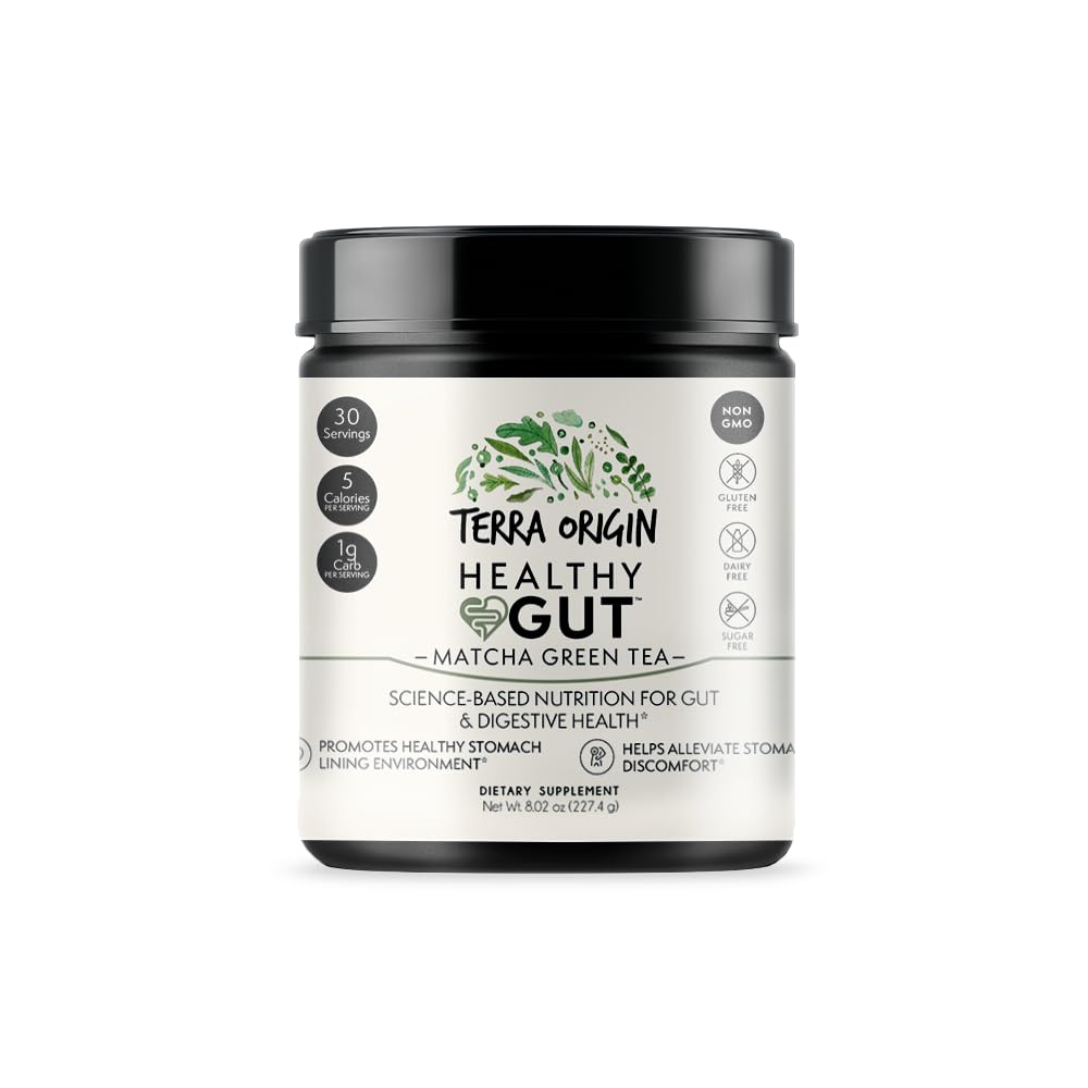 Foto 7 pulgar | Suplemento Terra Origin Healthy Gut Matcha Green Tea 30 Raciones - Venta Internacional.