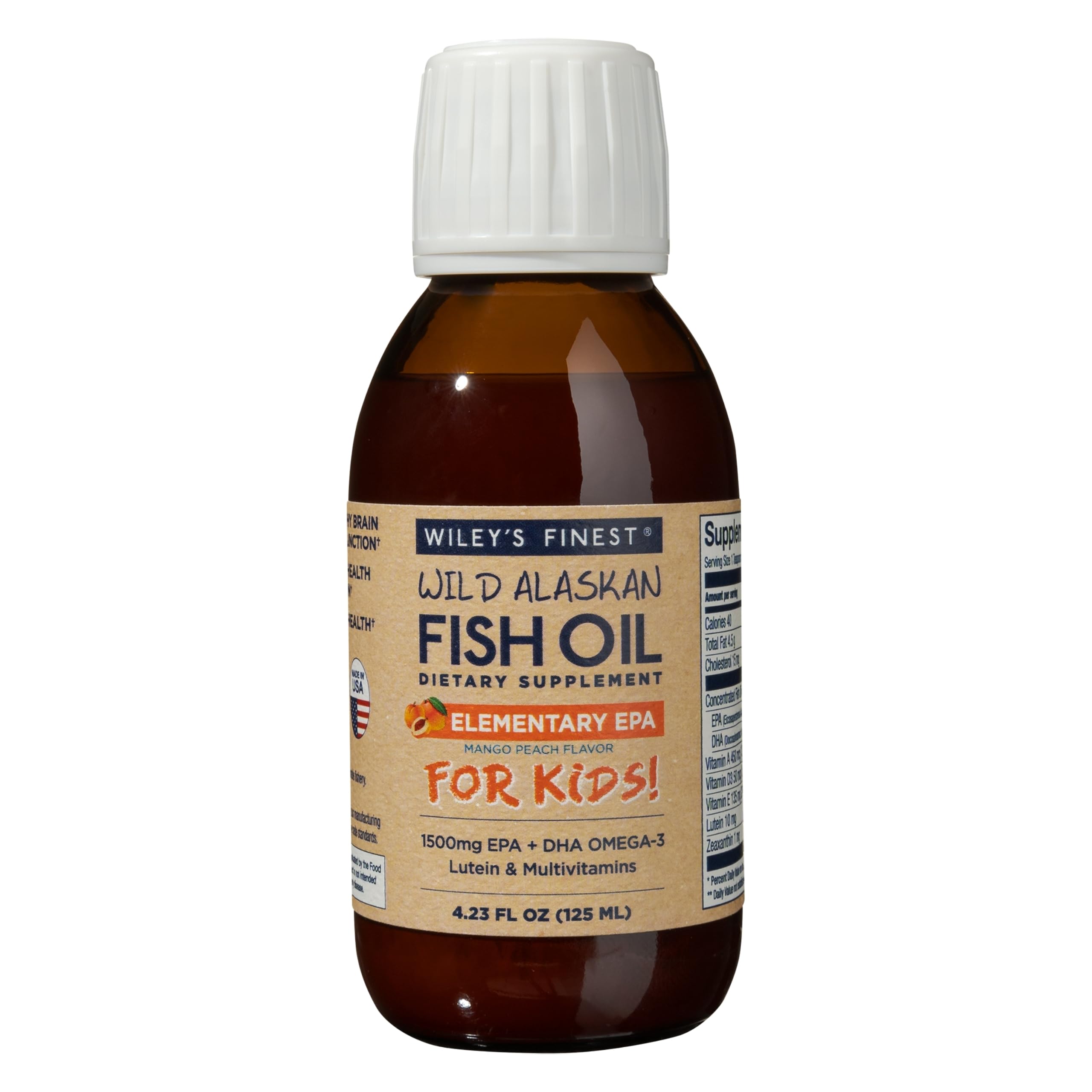 Foto 2 pulgar | Suplemento Wiley's Finest Spo Fish Oil Kids Elementary - Venta Internacional.