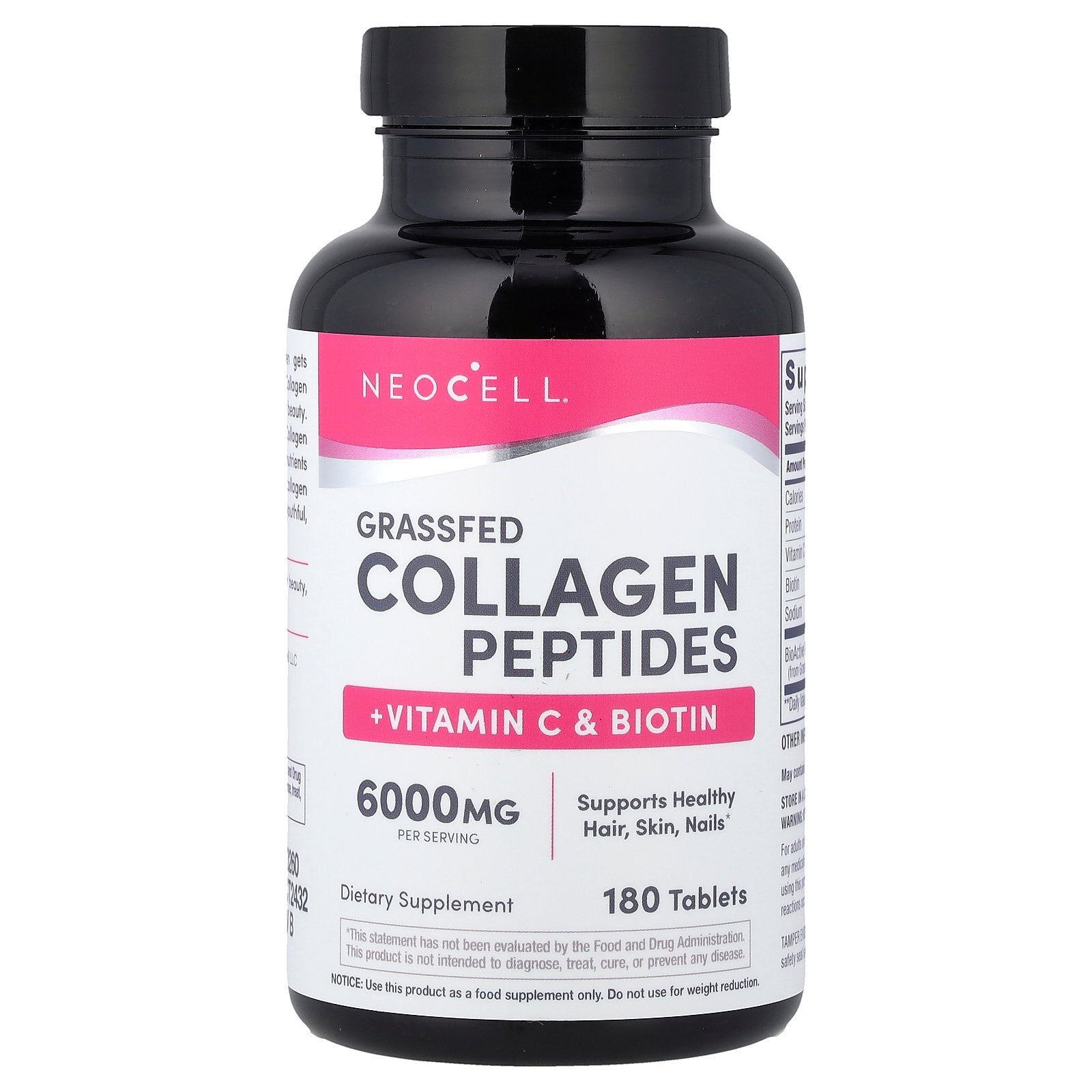 Foto 2 pulgar | Complemente Los Péptidos De Colágeno De Neocell Alimentados Con Pasto Más Vitamina C Y Biotina - Venta Internacional.