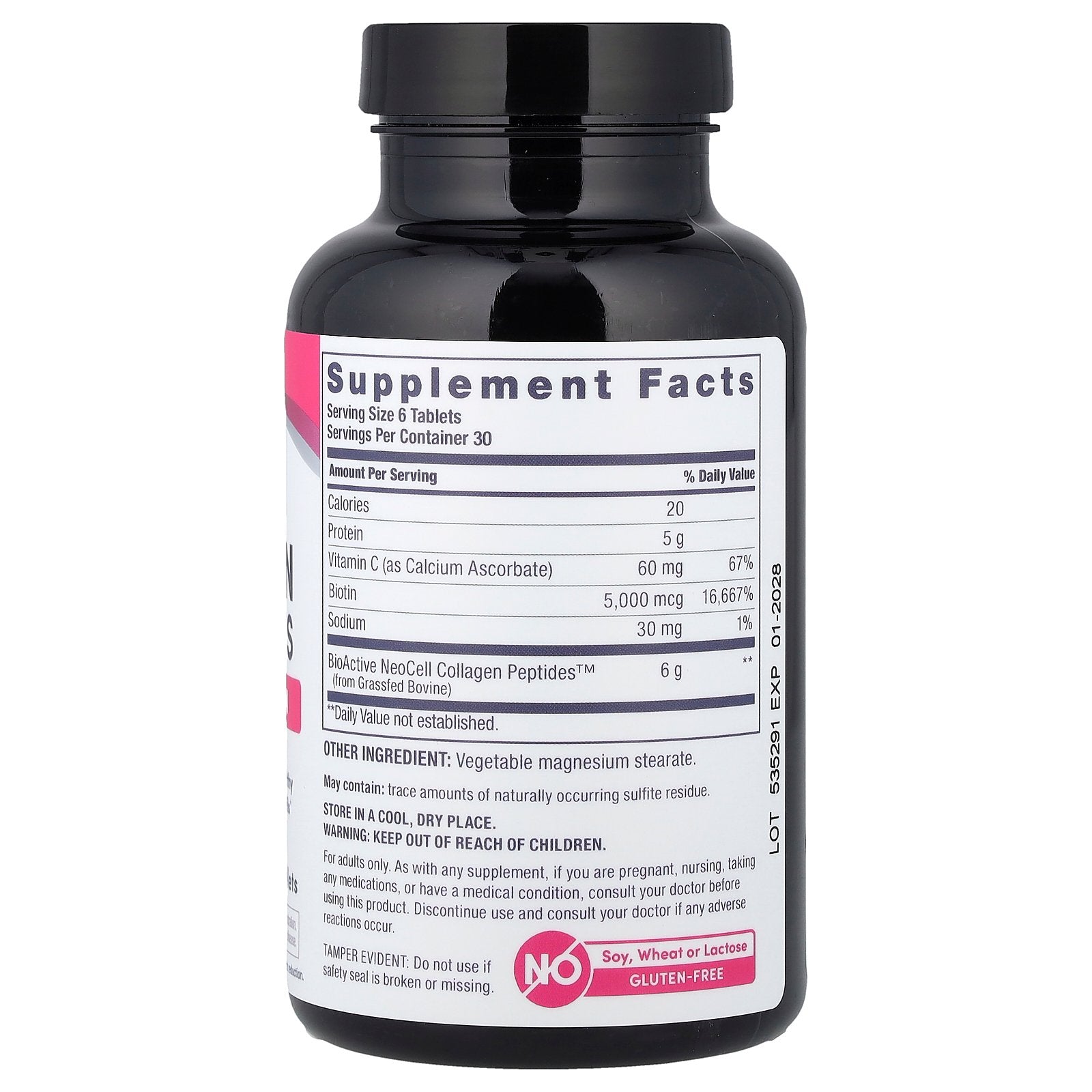 Foto 3 pulgar | Complemente Los Péptidos De Colágeno De Neocell Alimentados Con Pasto Más Vitamina C Y Biotina - Venta Internacional.