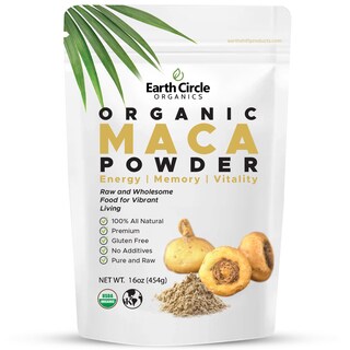 Foto 1 | Raíz De Maca En Polvo Earth Circle Organics, 454 G, Superalimento Vegano - Venta Internacional.