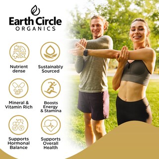 Foto 4 | Raíz De Maca En Polvo Earth Circle Organics, 454 G, Superalimento Vegano - Venta Internacional.