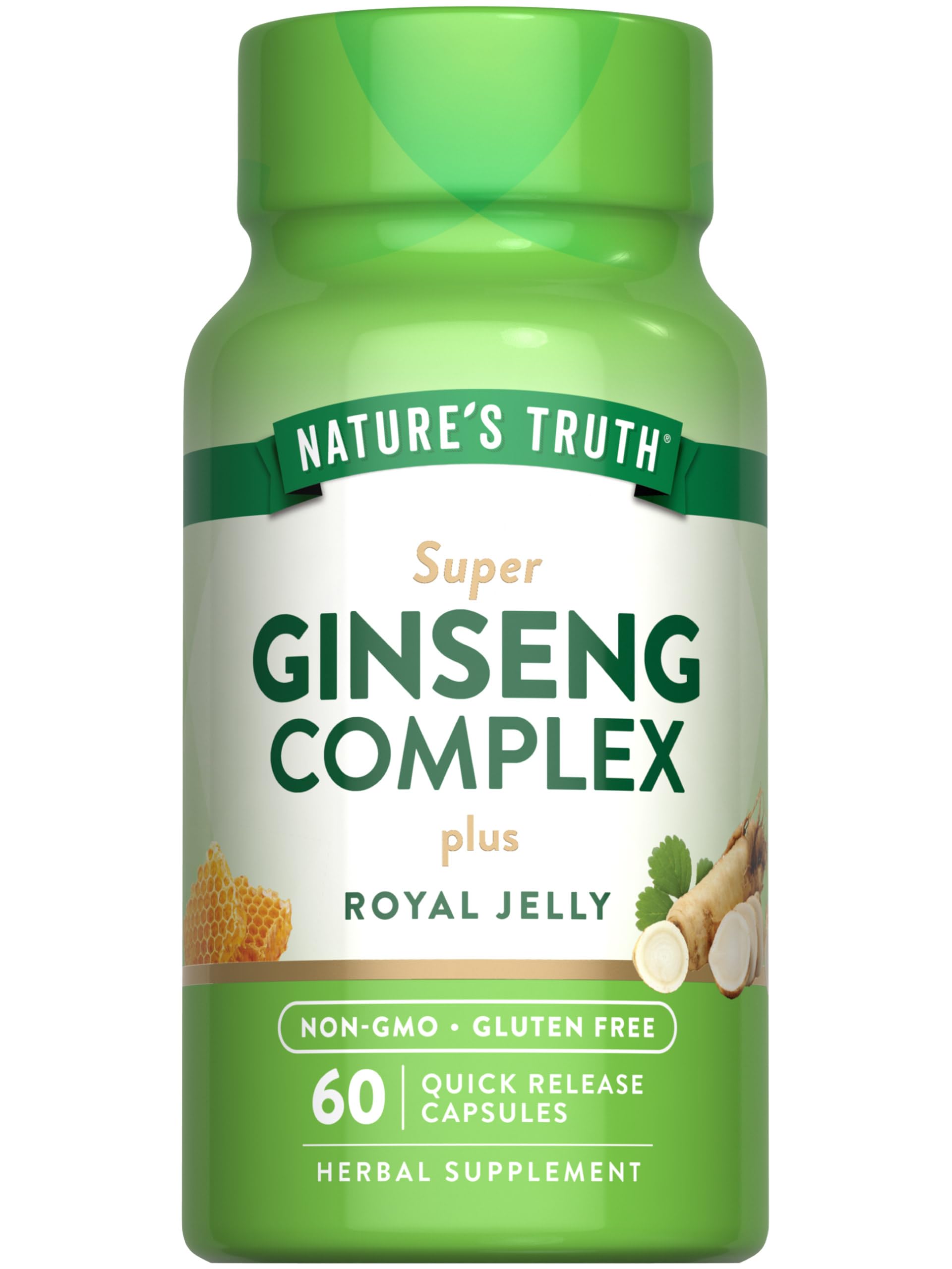 Foto 2 pulgar | Suplemento Nature's Truth Super Ginseng Complex 60 Cápsulas - Venta Internacional.