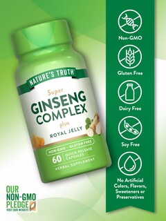 Foto 3 | Suplemento Nature's Truth Super Ginseng Complex 60 Cápsulas - Venta Internacional.