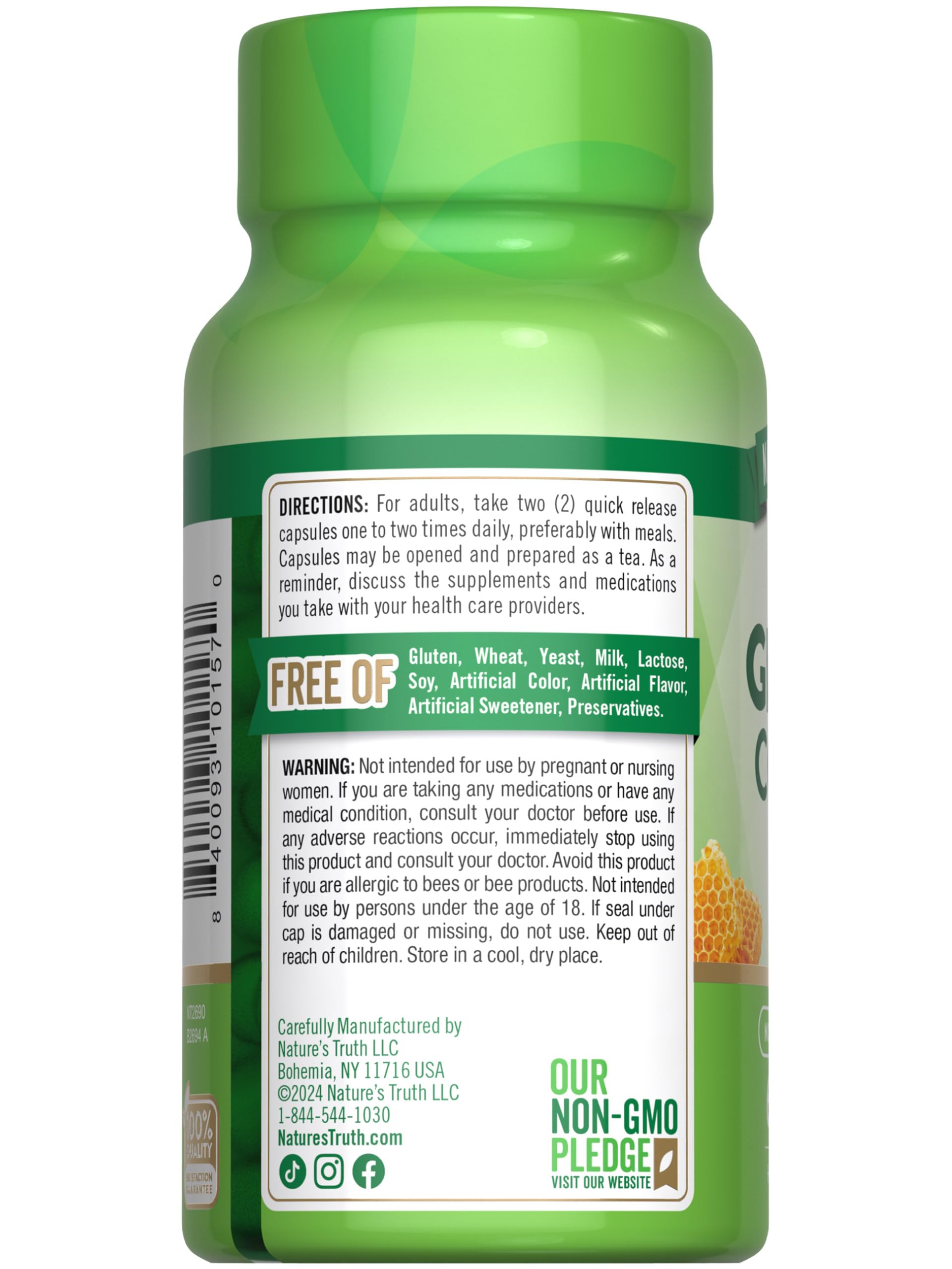 Foto 8 pulgar | Suplemento Nature's Truth Super Ginseng Complex 60 Cápsulas - Venta Internacional.