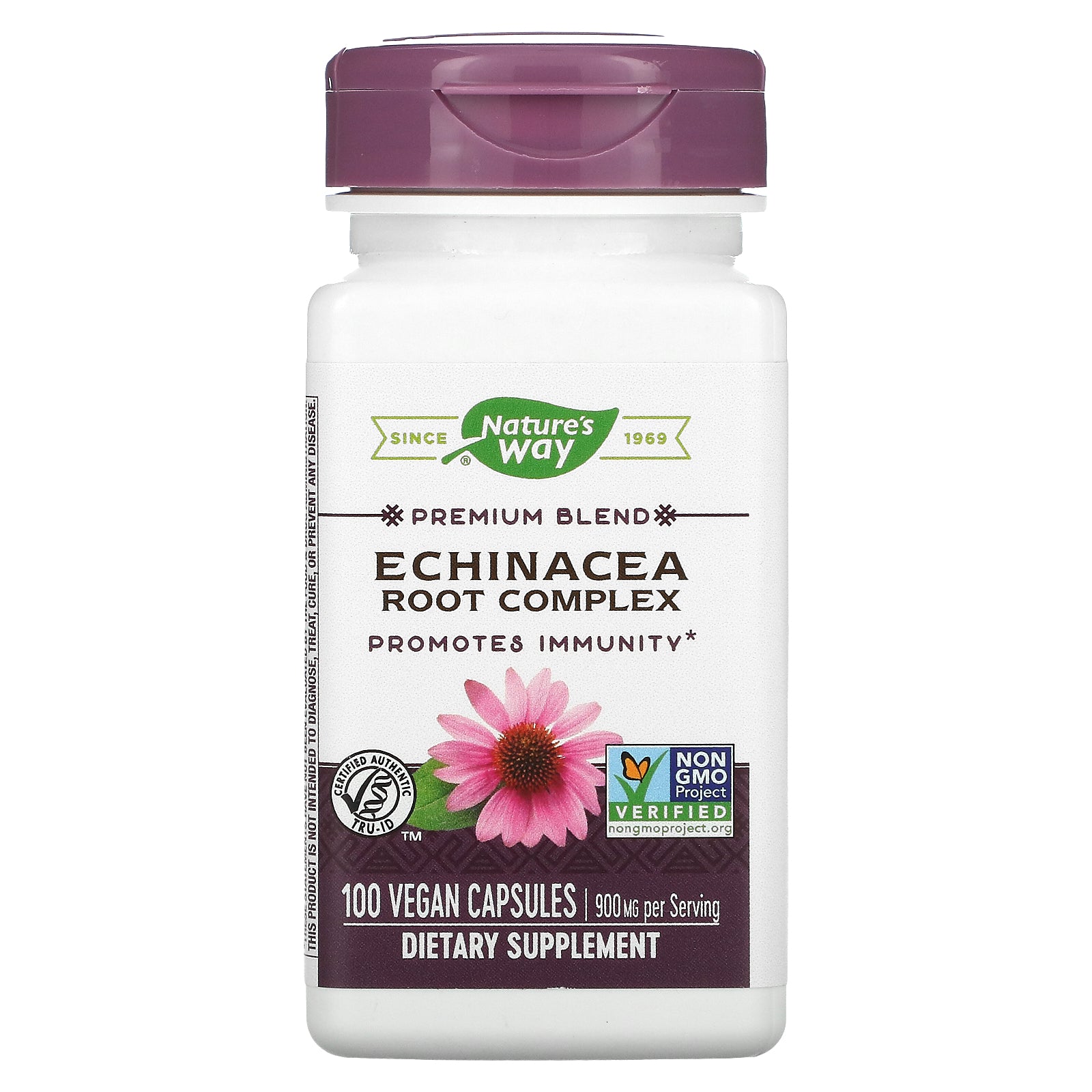 Foto 2 pulgar | Suplemento Nature's Way Premium Blend De Raíz De Equinácea 450 Mg - Venta Internacional.