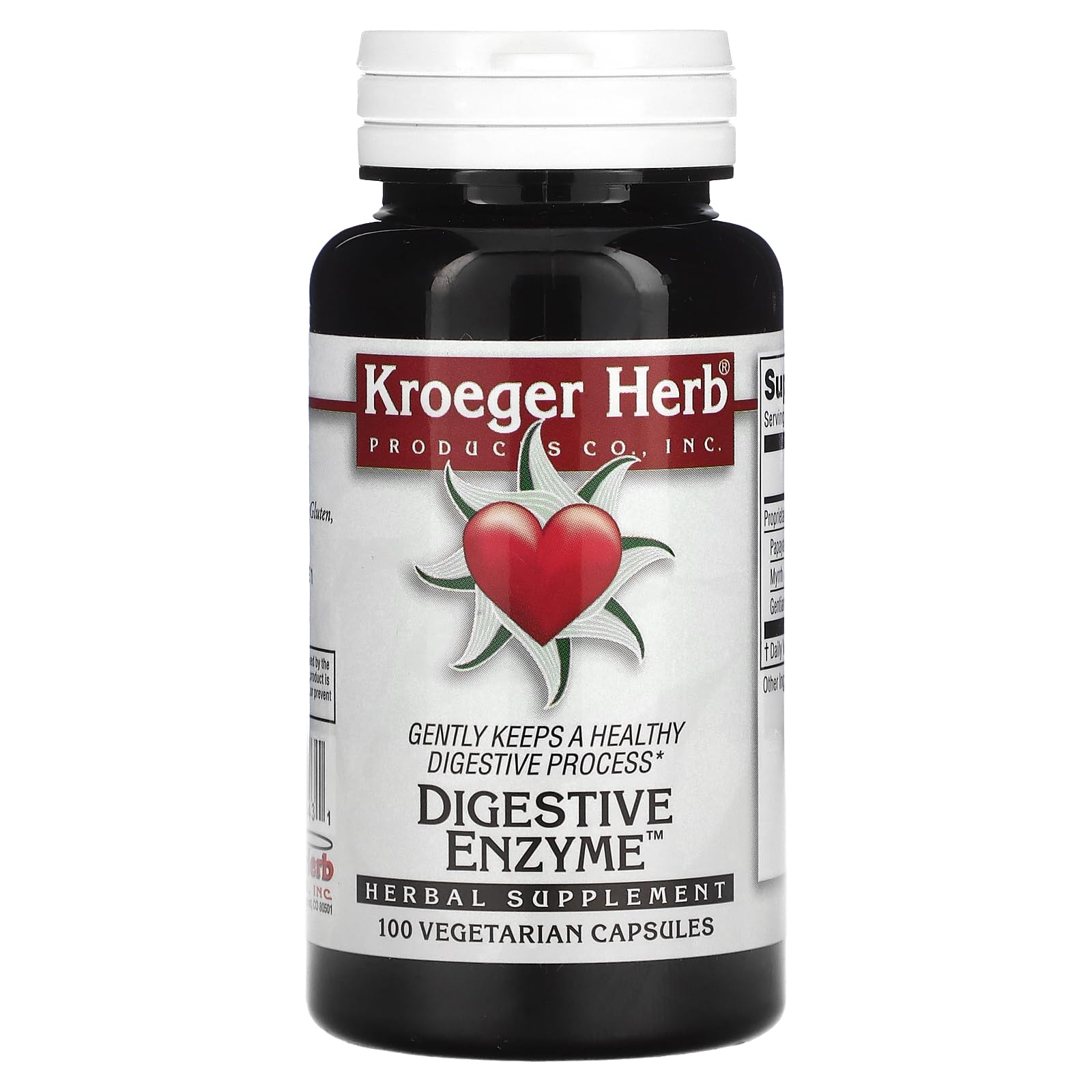 Foto 2 pulgar | Suplemento Kroeger Herb Digestive Enzyme, 100 Unidades - Venta Internacional.