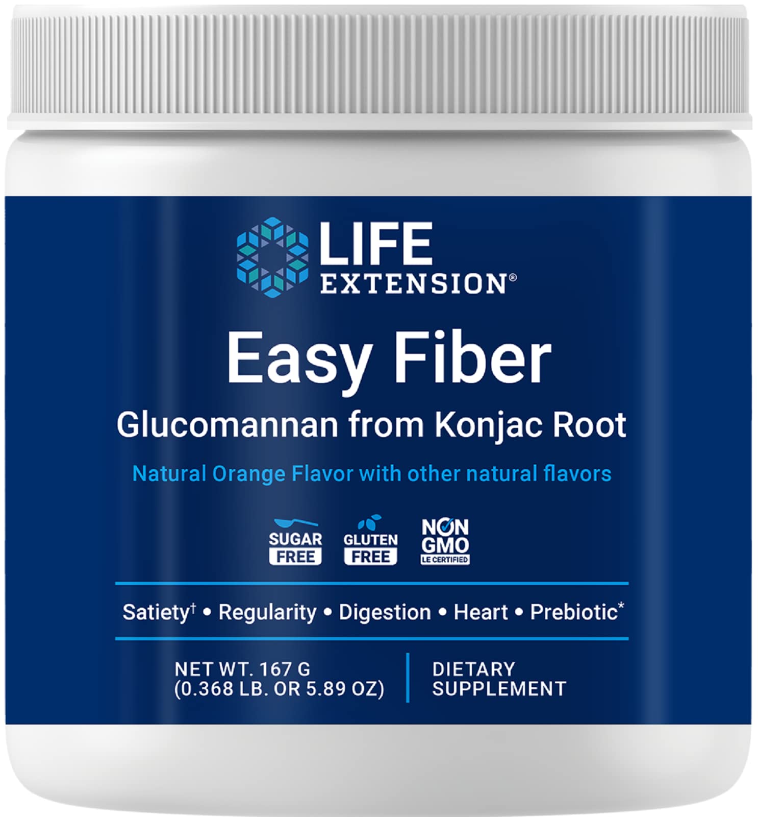 Foto 2 pulgar | Suplemento Life Extension Easy Fiber Glucomanano 167 G - Venta Internacional.