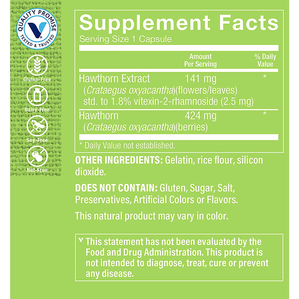 Foto 4 pulgar | Suplemento De Extracto De Espino Blanco De The Vitamin Shoppe 300 Cápsulas - Venta Internacional.