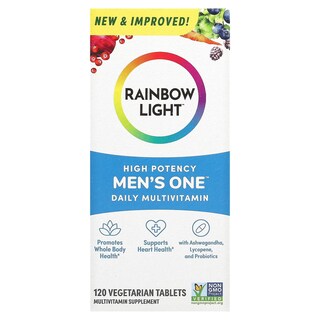 Foto 1 | Multivitamínico Rainbow Light Para Hombre, Una Dosis Diaria, 120 Comprimidos - Venta Internacional.