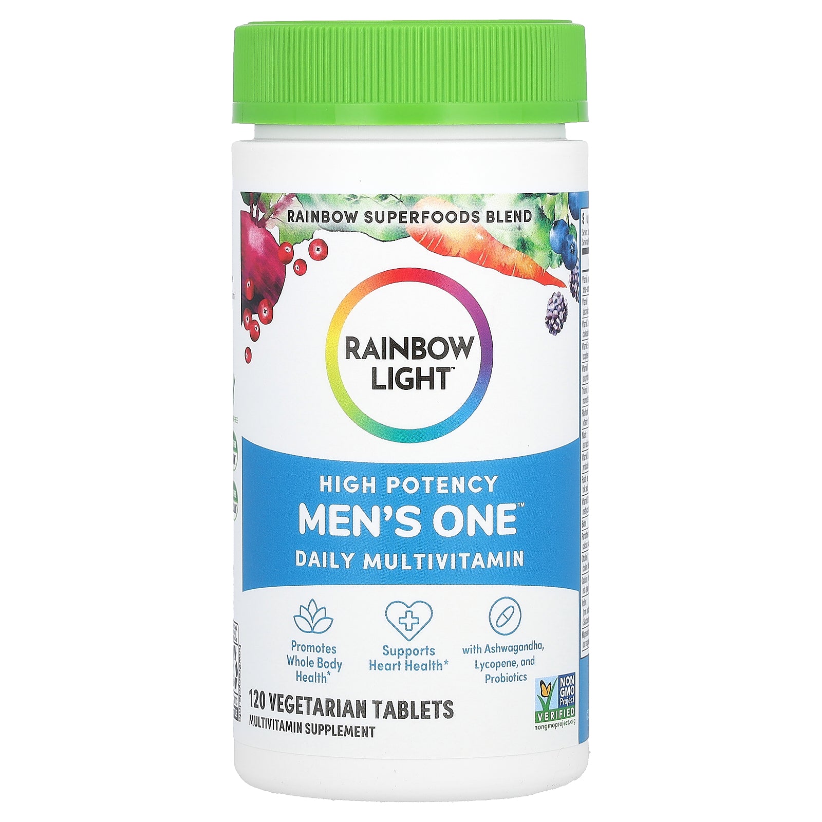 Foto 4 pulgar | Multivitamínico Rainbow Light Para Hombre, Una Dosis Diaria, 120 Comprimidos - Venta Internacional.