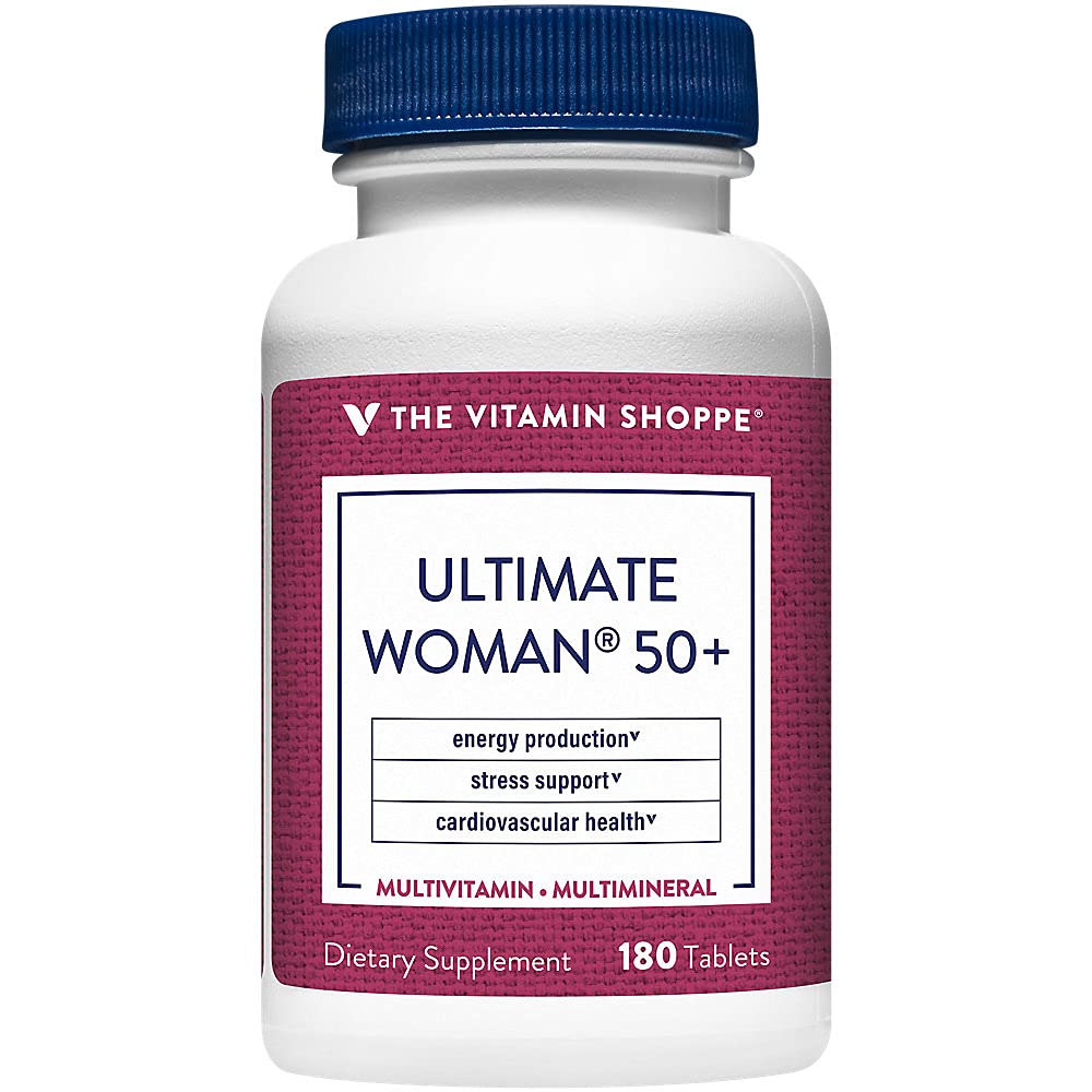 Foto 3 pulgar | Multivitamínico The Vitamin Shoppe Ultimate Woman 50+ 180 Comprimidos - Venta Internacional.