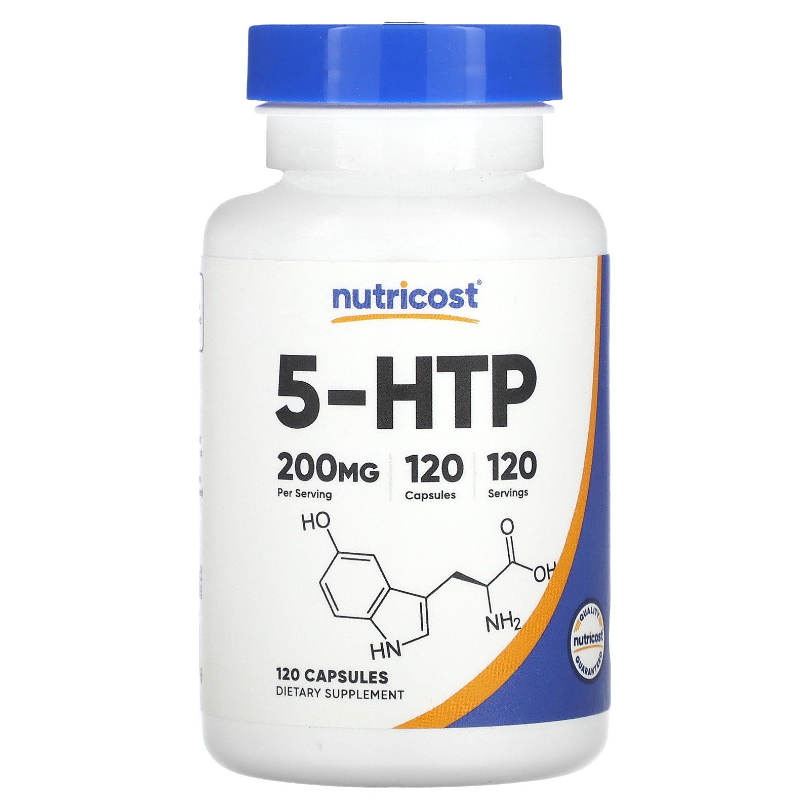 Foto 2 pulgar | Suplemento Nutricost 5-htp 200 Mg 120 Cápsulas - Venta Internacional.