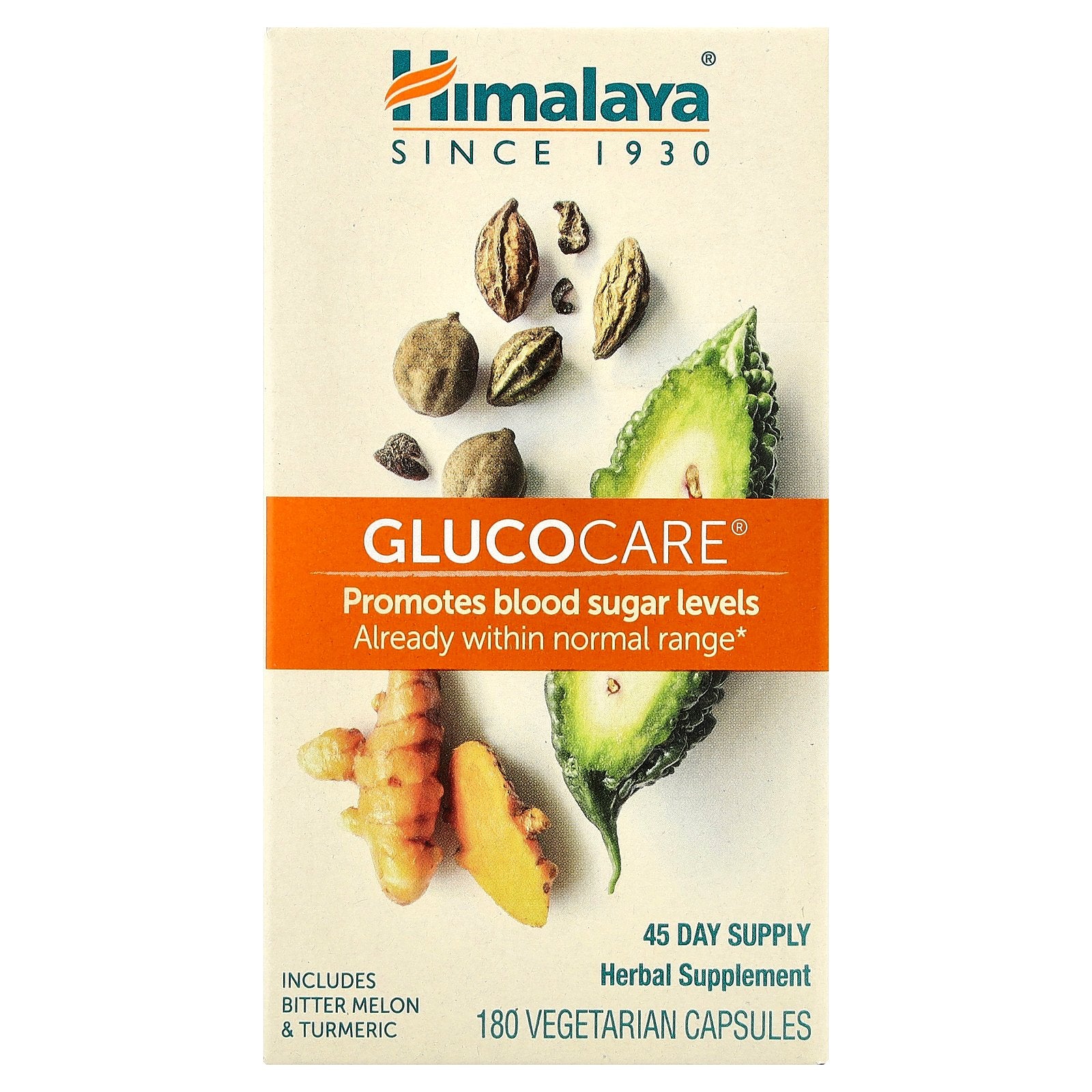 Foto 2 pulgar | Suplemento Himalaya Glucocare 180 Cápsulas Vegetarianas - Venta Internacional.