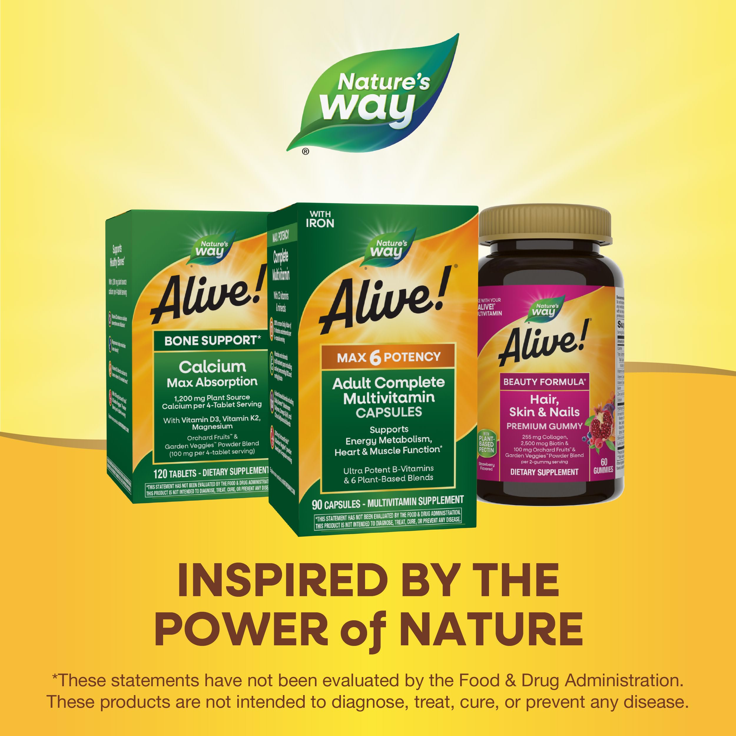 Foto 8 pulgar | ¡multivitamínico Nature's Way Alive! Max6 Potency Para Adultos, 90 Cápsulas - Venta Internacional.