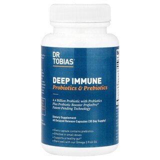 Foto 1 | Suplemento Dr. Tobias Deep Immune Probióticos Y Probióticos 60 Cápsulas - Venta Internacional.