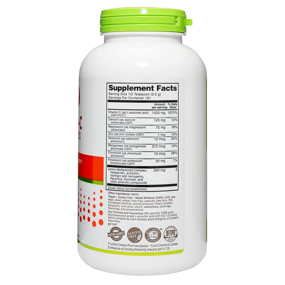 Foto 4 pulgar | Vitamina C En Polvo Nutribiotic Ascorbate Bio-c 473 Ml Vegan - Venta Internacional.
