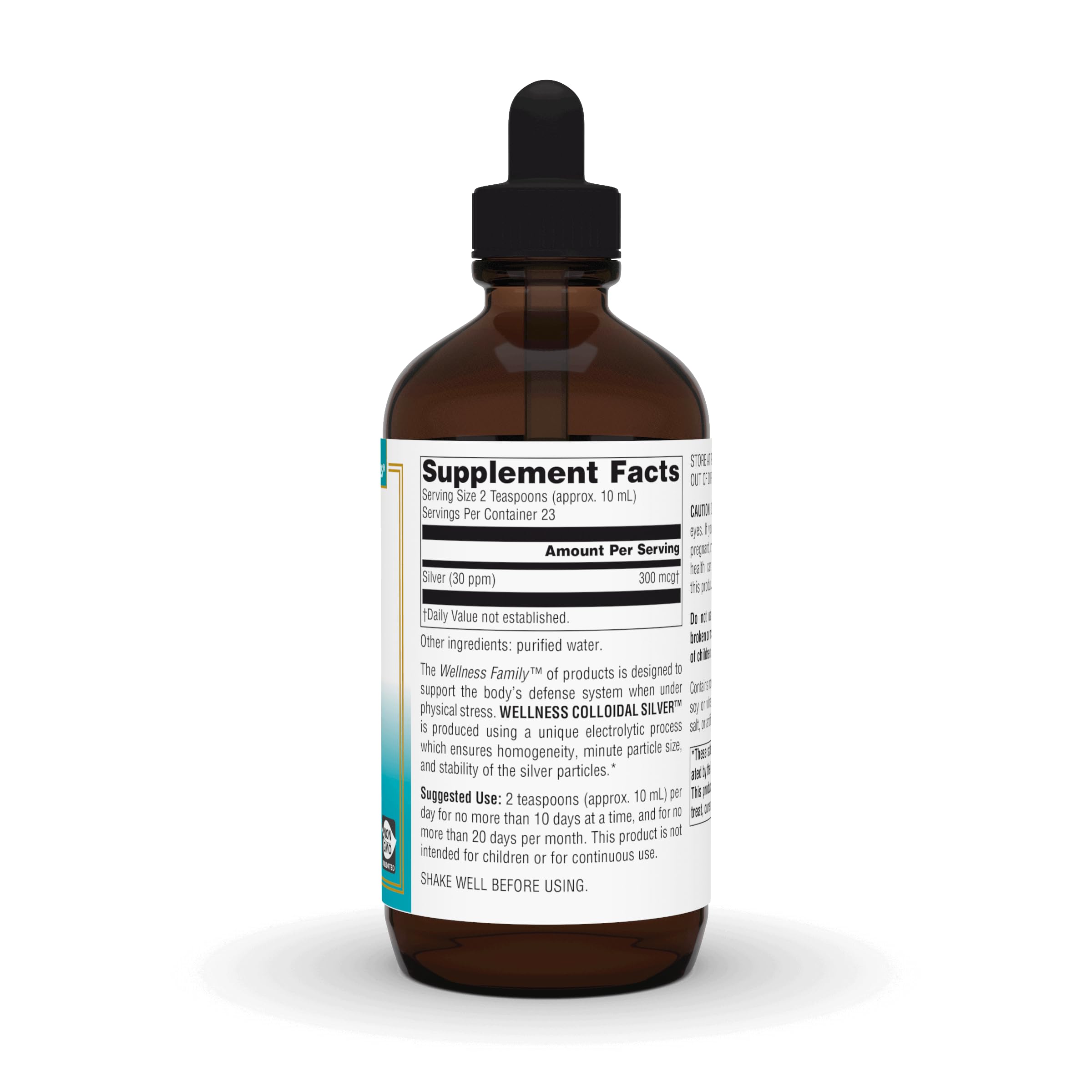 Foto 3 pulgar | Plata Coloidal Source Naturals Wellness 30 Ppm 240 Ml - Venta Internacional.