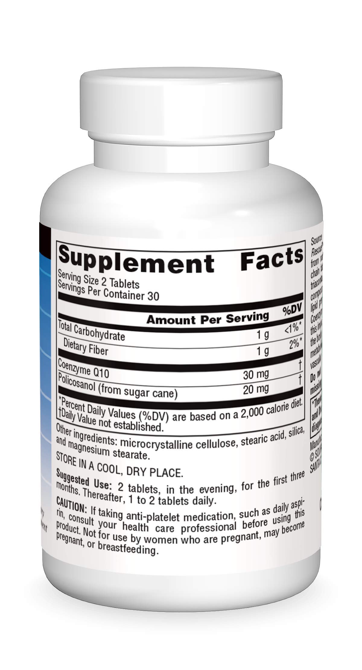 Foto 3 | Supplement Source Naturals Policosanol Con Coenzima Q10 10 Mg - Venta Internacional.