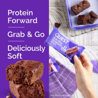 Foto 3 | Brownies De Chocolate Snack Quest Bake Shop, 4 Unidades - Venta Internacional.
