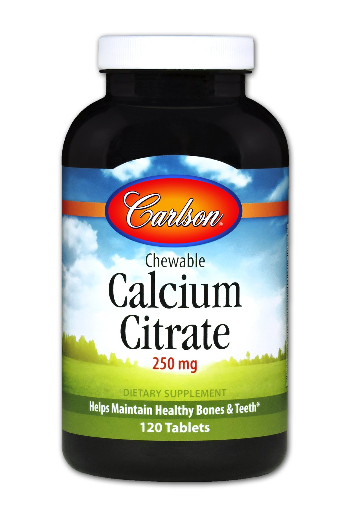 Foto 2 pulgar | Suplemento Carlson De Citrato De Calcio Masticable 250 Mg 120 Tabletas - Venta Internacional.