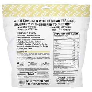 Foto 2 | Proteína En Polvo Evution Nutrition Leanfuel Vanilla 0.82 Kg - Venta Internacional.