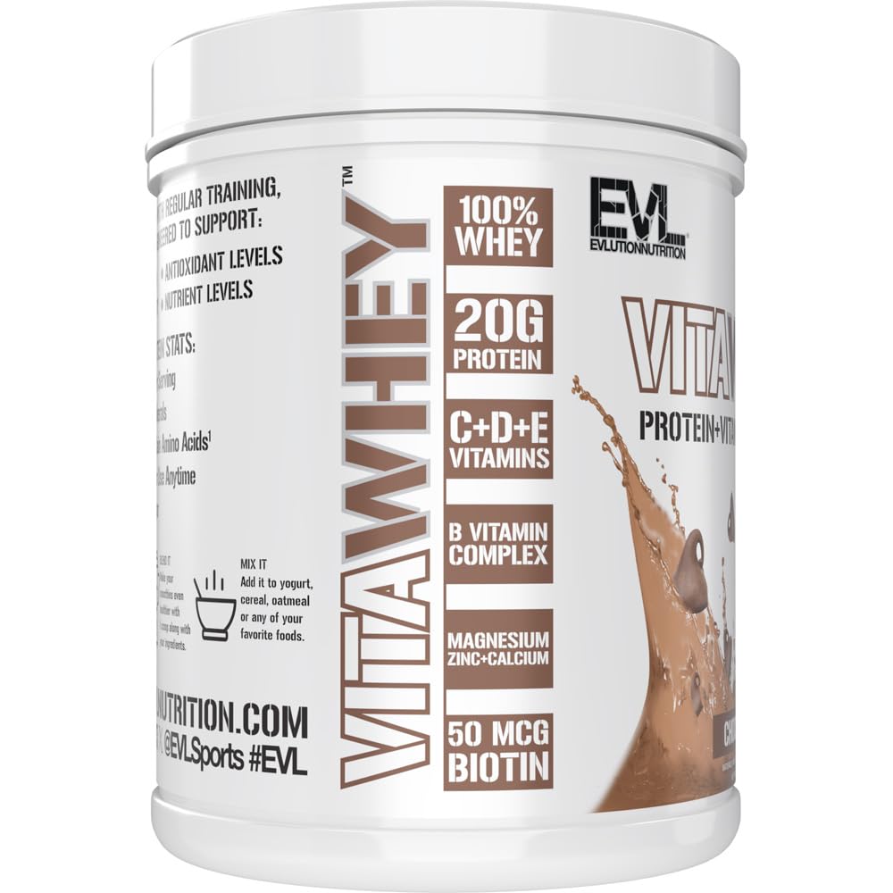 Foto 6 pulgar | Proteína En Polvo Evlution Nutrition Vitawhey 20 G Chocolate - Venta Internacional.