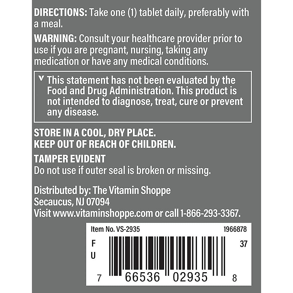 Foto 5 pulgar | Suplemento De Beta Sitosterol De The Vitamin Shoppe, 300 Mg Para La Salud De La Próstata, 120 Tablet - Venta Interna