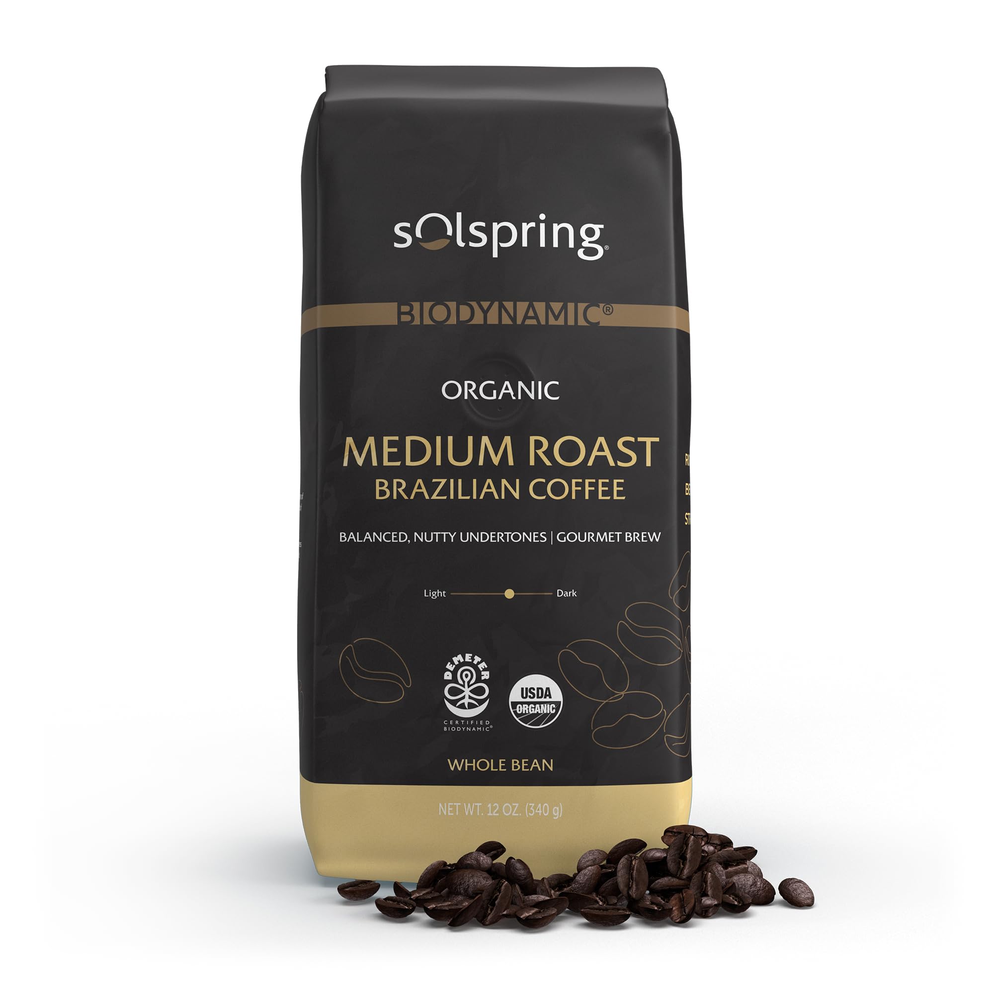 Foto 2 pulgar | Café Dr. Mercola Solspring Biodynamic Organic 350 Ml - Venta Internacional.