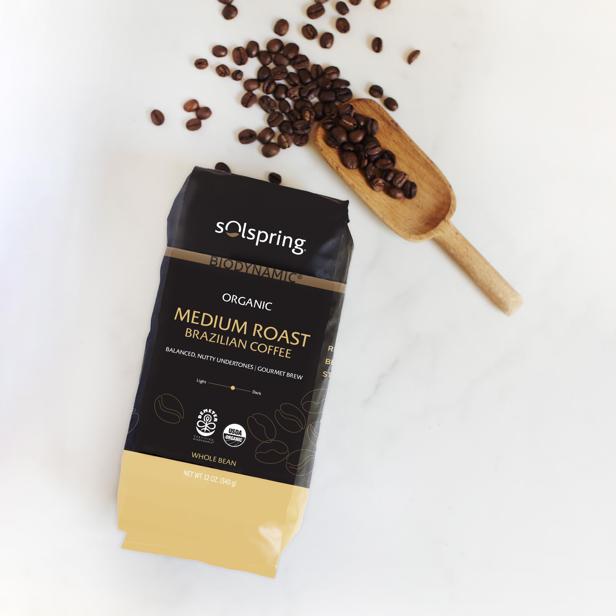 Foto 5 pulgar | Café Dr. Mercola Solspring Biodynamic Organic 350 Ml - Venta Internacional.