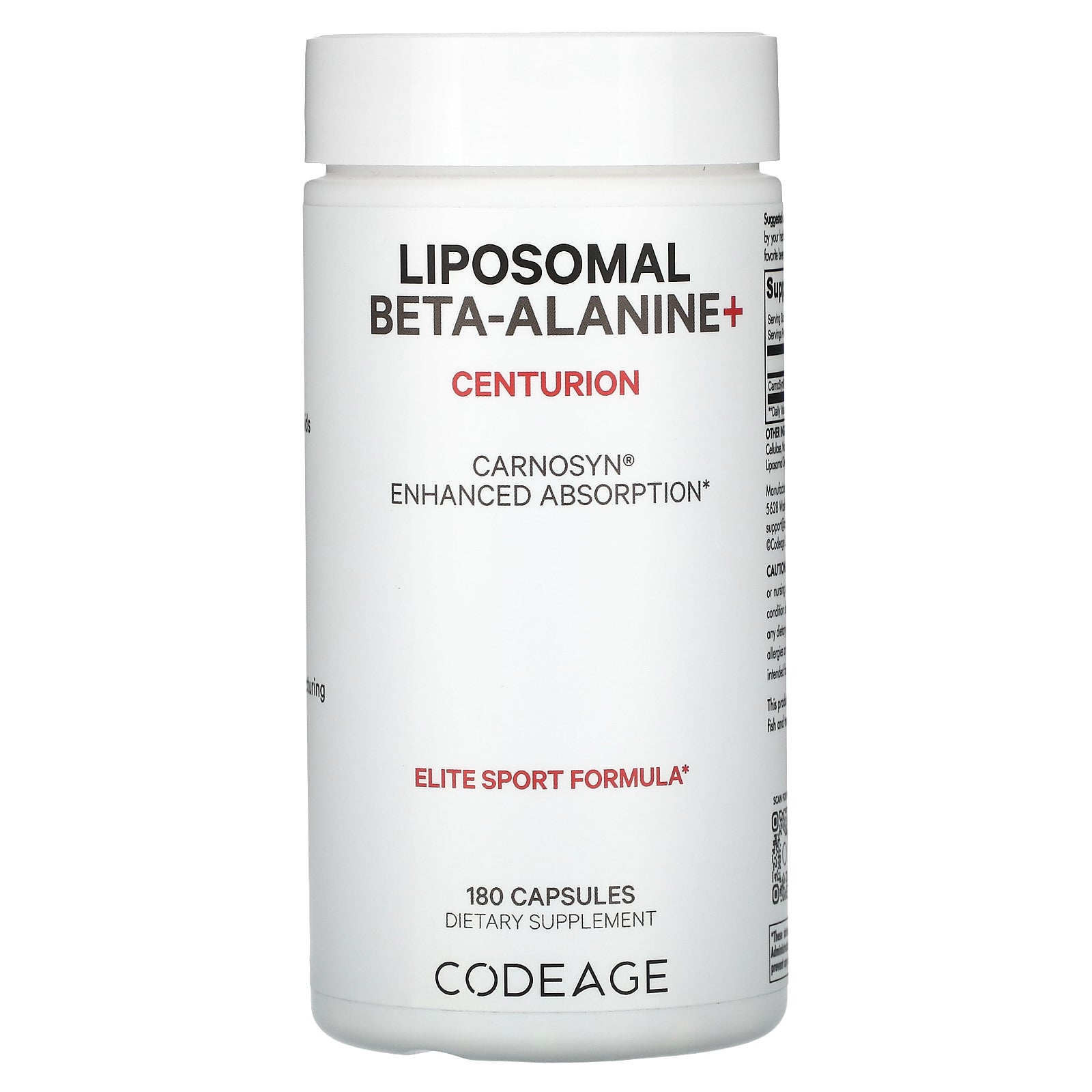 Foto 1 | Suplemento Beta-alanina Liposomal Codeage+ 180 Cápsulas - Venta Internacional.