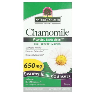 Foto 1 | Suplemento Nature's Answer Chamomile 90 Cápsulas Vegetarianas - Venta Internacional.