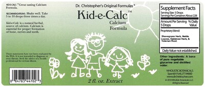 Foto 4 | Suplemento Christopher's Original Formulas Kid-e-calc Calc 60 Ml - Venta Internacional.
