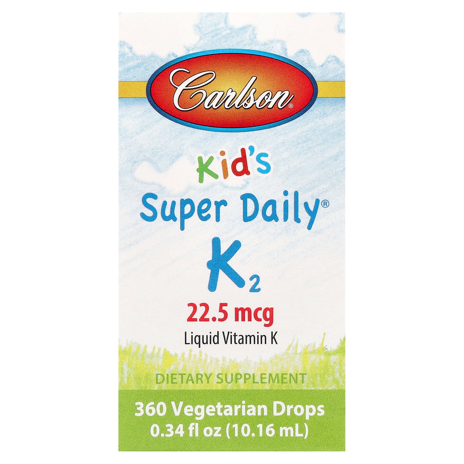 Foto 2 pulgar | Suplemento Carlson Kid's Super Daily  K2 22,5 Mcg 10,16 Ml - Venta Internacional.