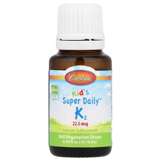 Foto 3 | Suplemento Carlson Kid's Super Daily K2 22,5 Mcg 10,16 Ml - Venta Internacional.