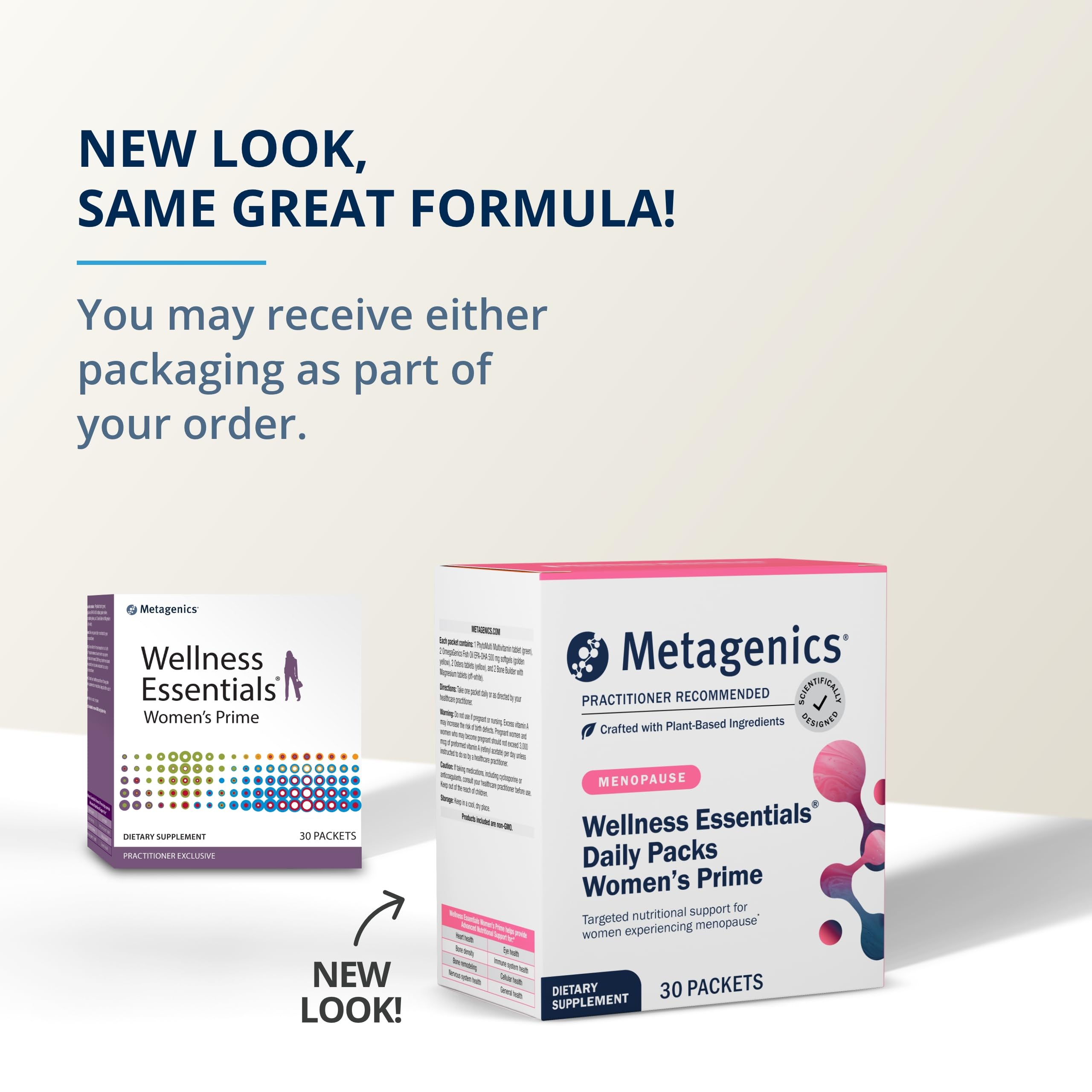 Foto 4 pulgar | Suplemento Metagenics Wellness Essentials Women's Prime 30, Paquete - Venta Internacional.