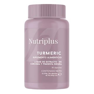 Foto 1 | Nutriplus Suplemento En Cápsulas Turmeric Refuerza Tu Salud Farmasi 30pz
