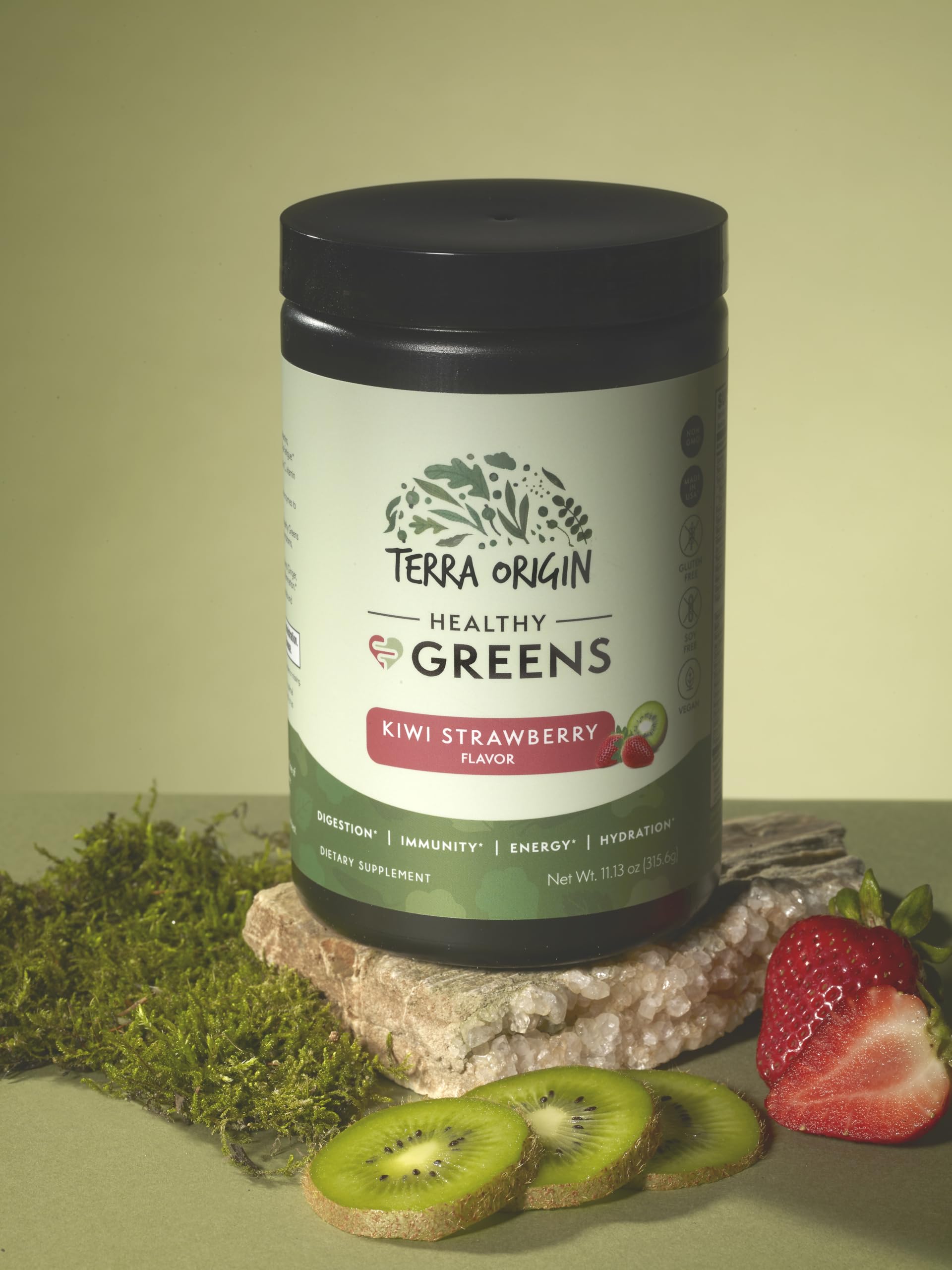 Foto 4 pulgar | Mezcla En Polvo Healthy Greens Terra Origin 30 Porciones - Venta Internacional.