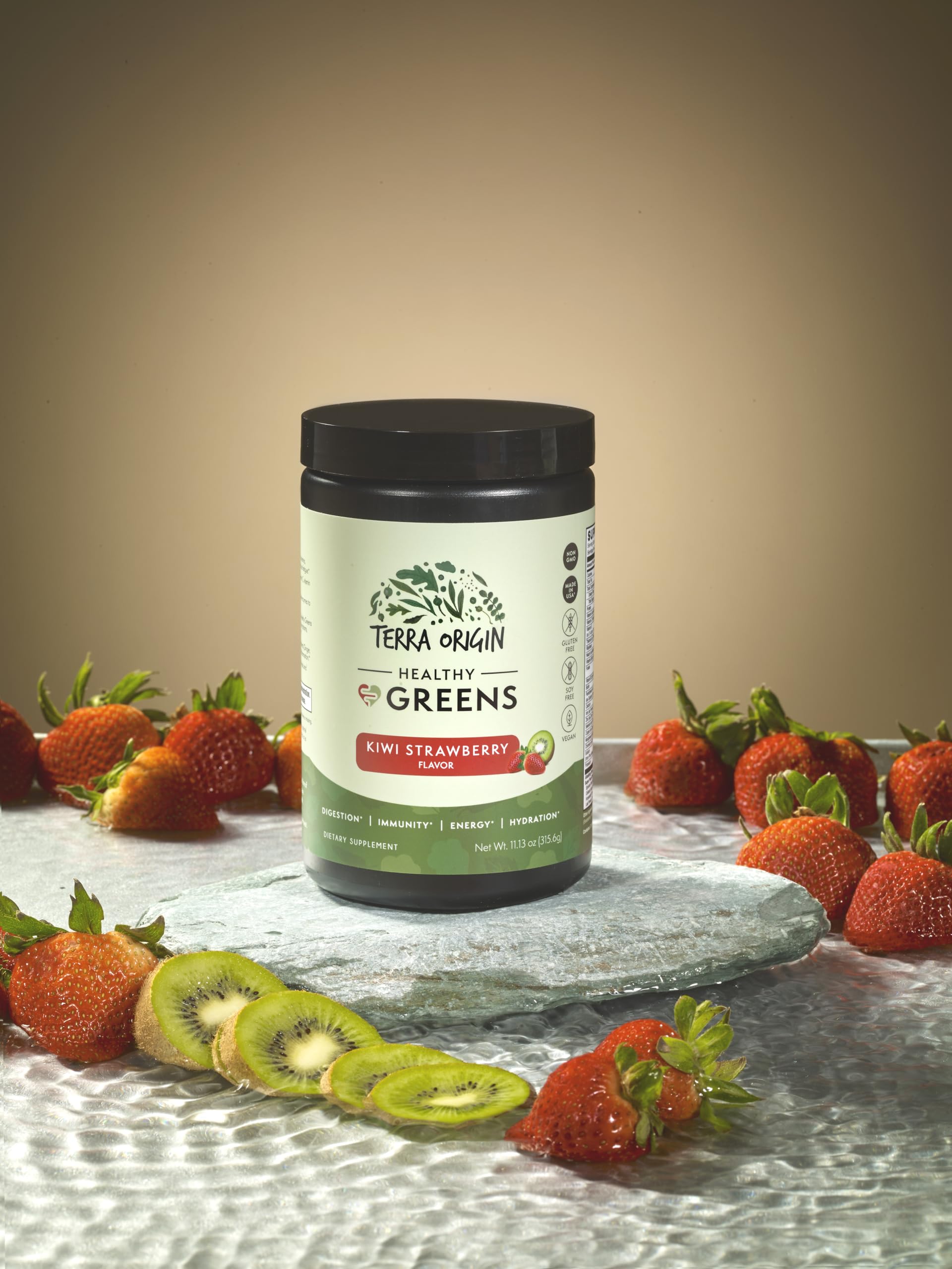 Foto 5 pulgar | Mezcla En Polvo Healthy Greens Terra Origin 30 Porciones - Venta Internacional.