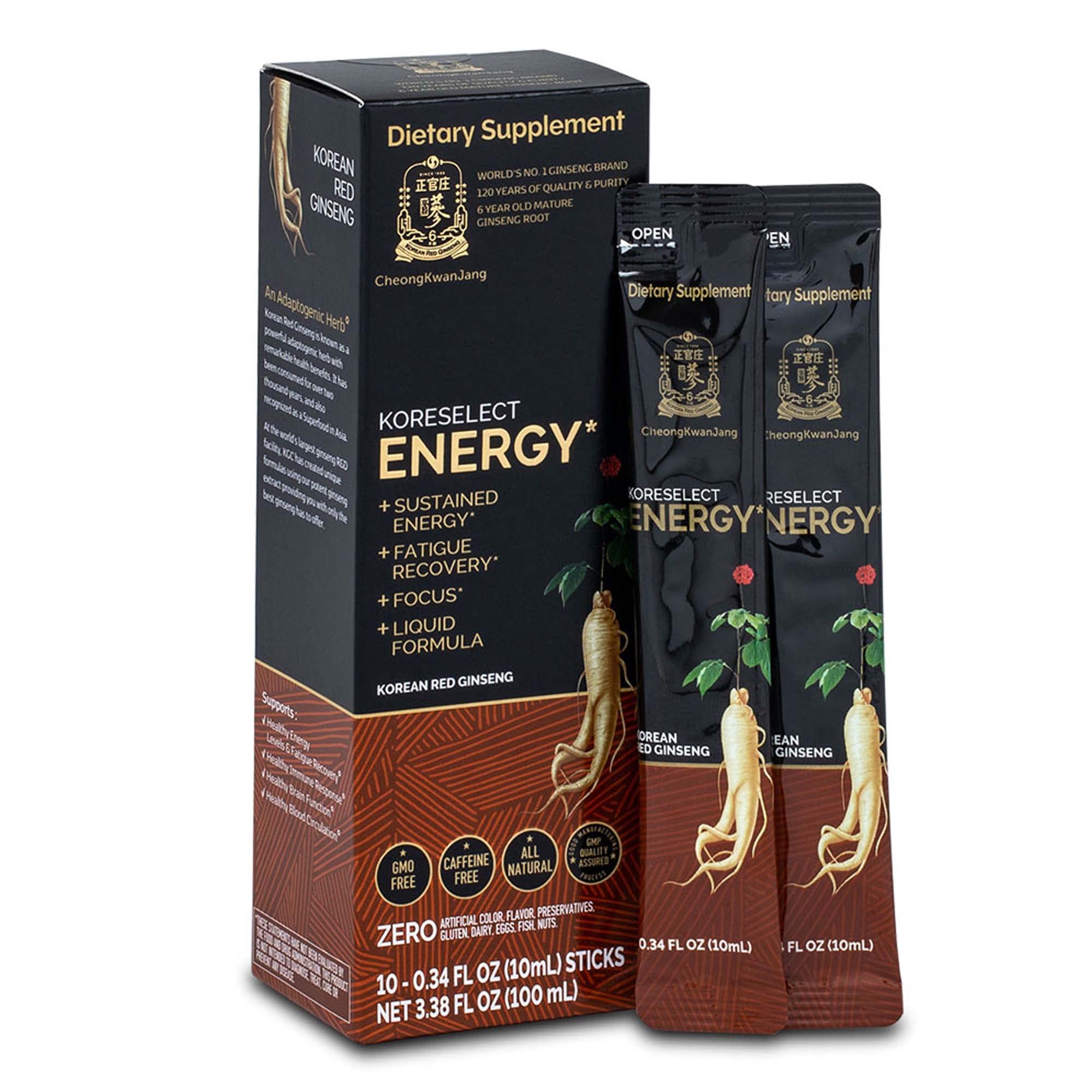 Foto 2 pulgar | Extracto De Ginseng Rojo Coreano Energy Booster Koreselect, 10 Barras - Venta Internacional.